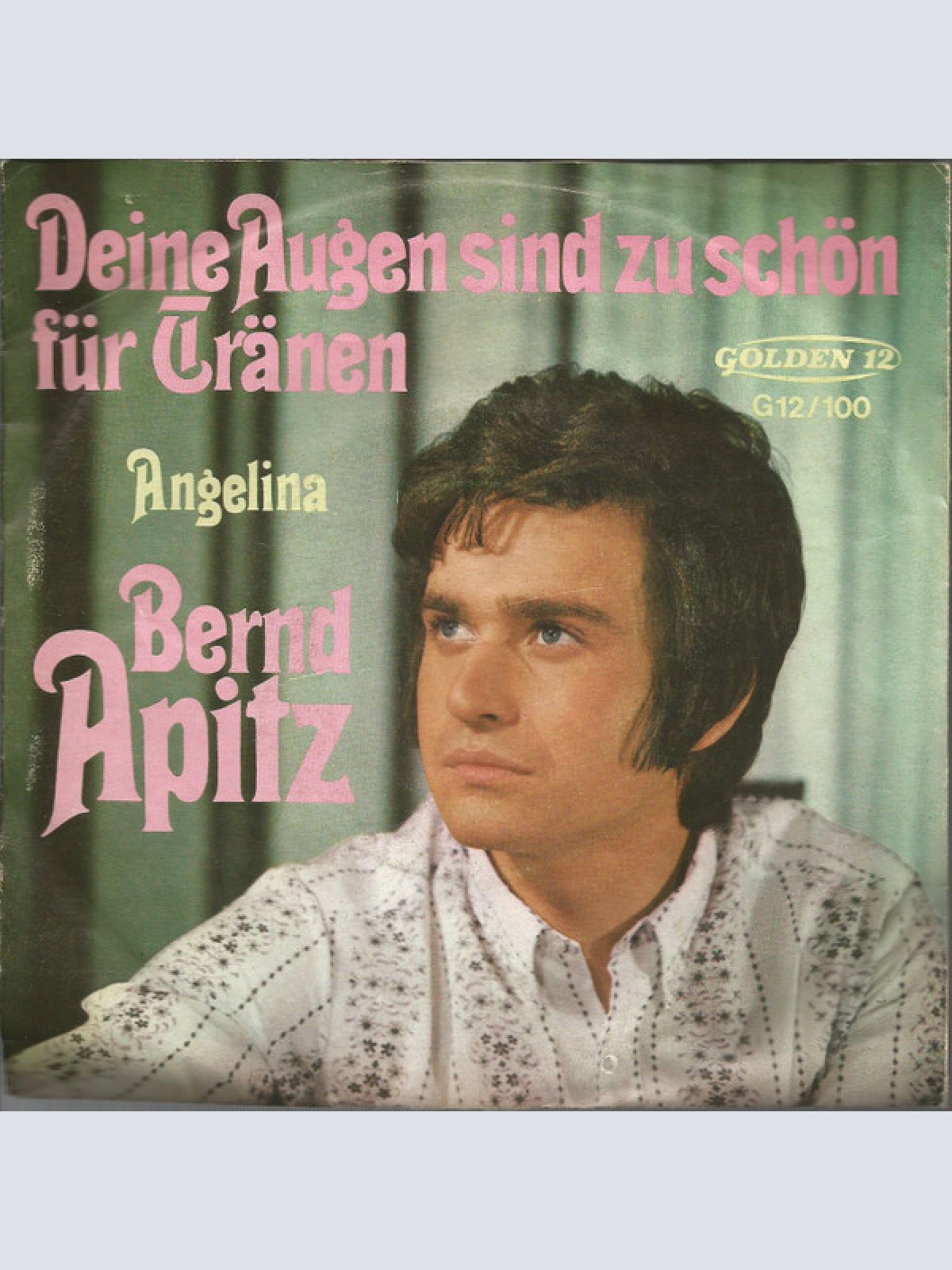 Vinyl / Bernd Apitz - Deine Augen Sind Zu Schön Für Tränen