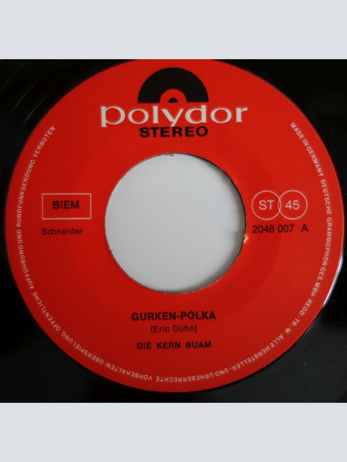 Vinyl / Die Kern Buam - Gurken-Polka