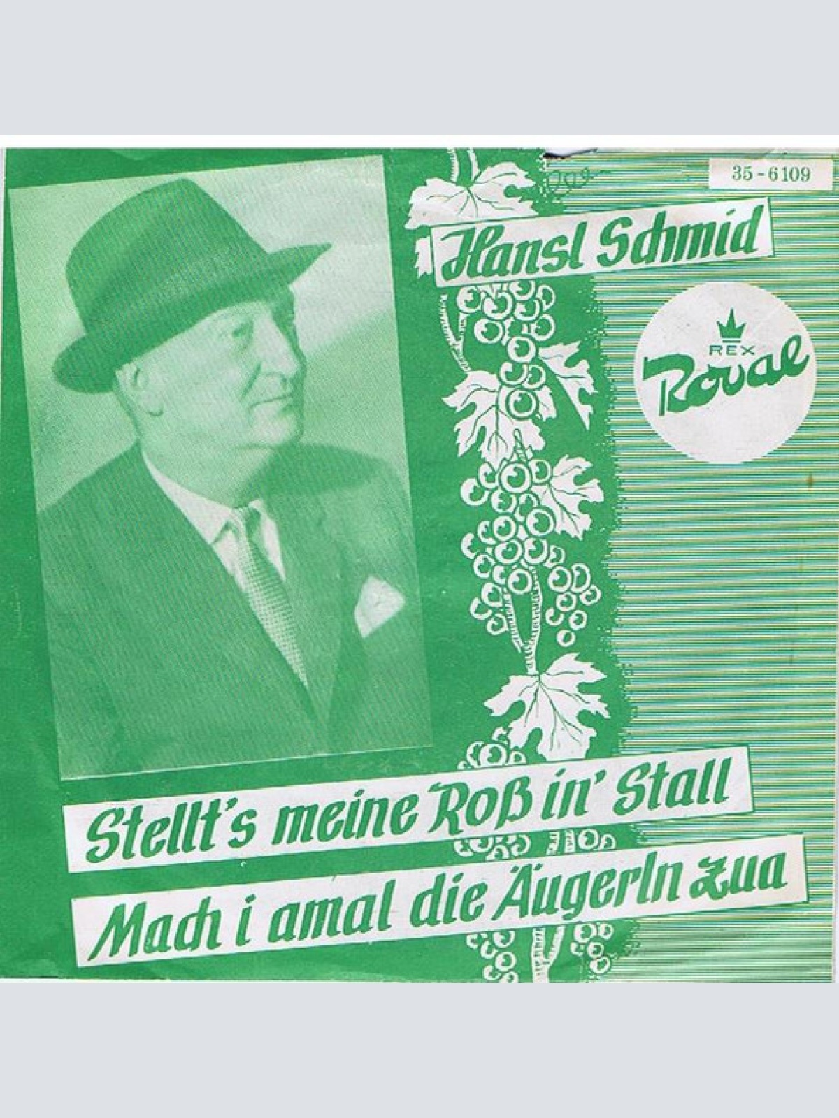 Vinyl / Hansl Schmid - Stellt´s Meine Roß In´ Stall