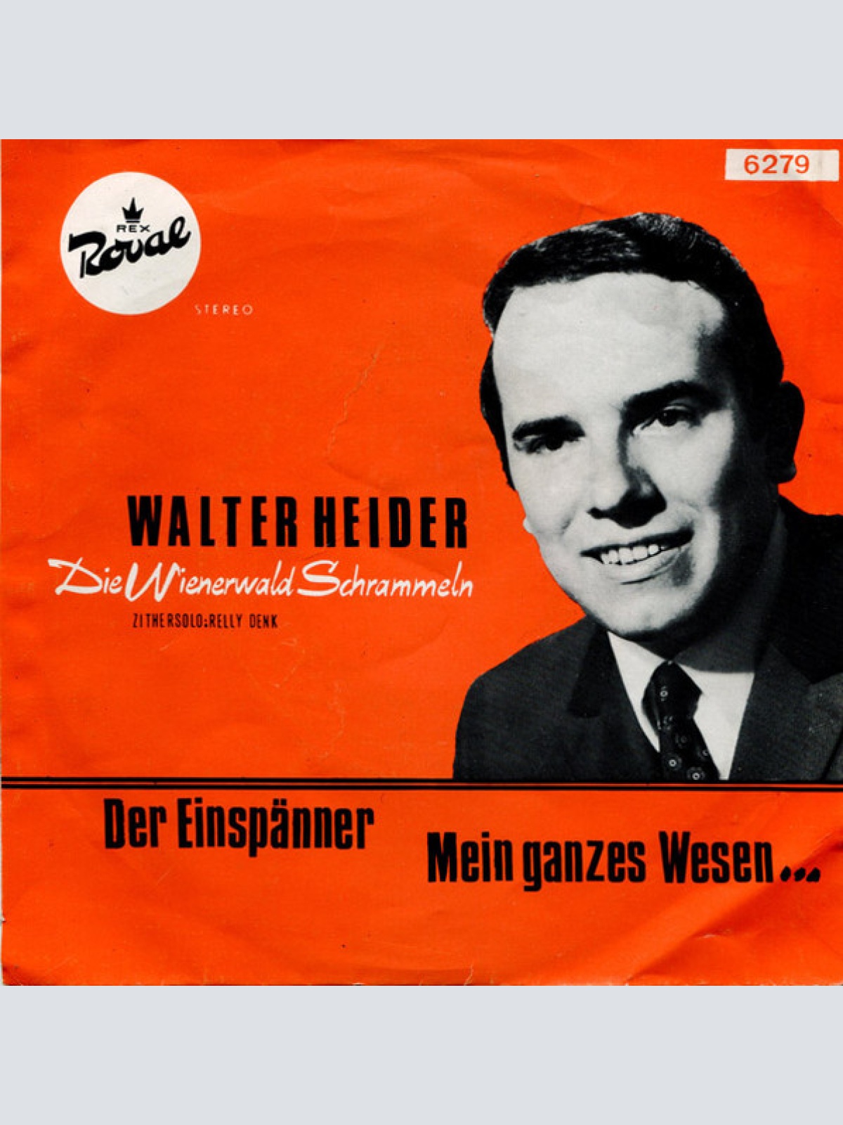 Vinyl / Walter Heider - Der Einspänner / Mein Ganzes Wesen...