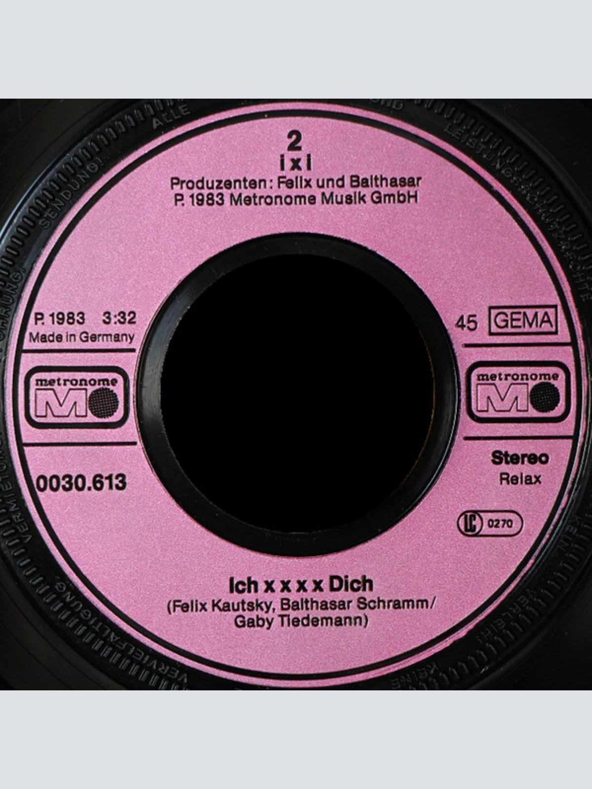 Vinyl / Ixi - Der Knutschfleck