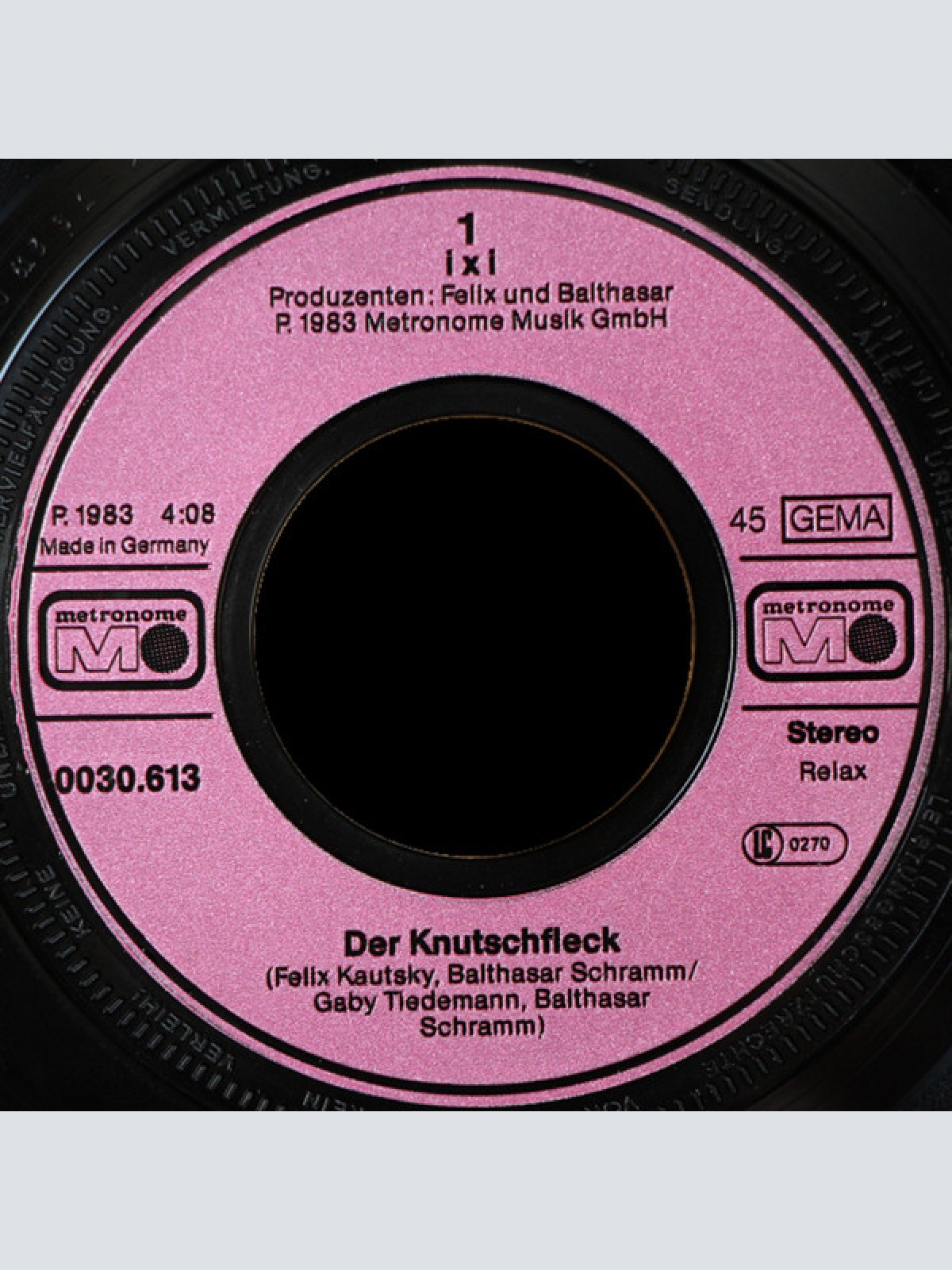 Vinyl / Ixi - Der Knutschfleck