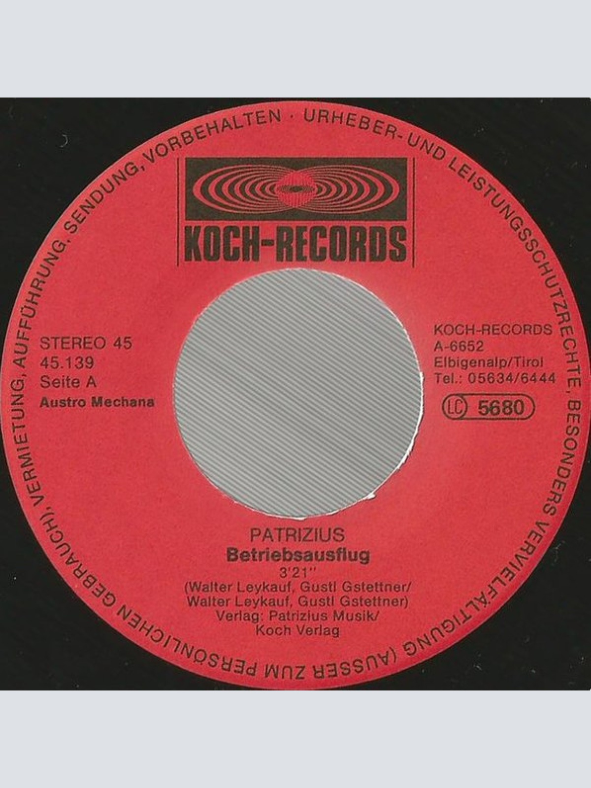 Vinyl / Patrizius - Betriebsausflug