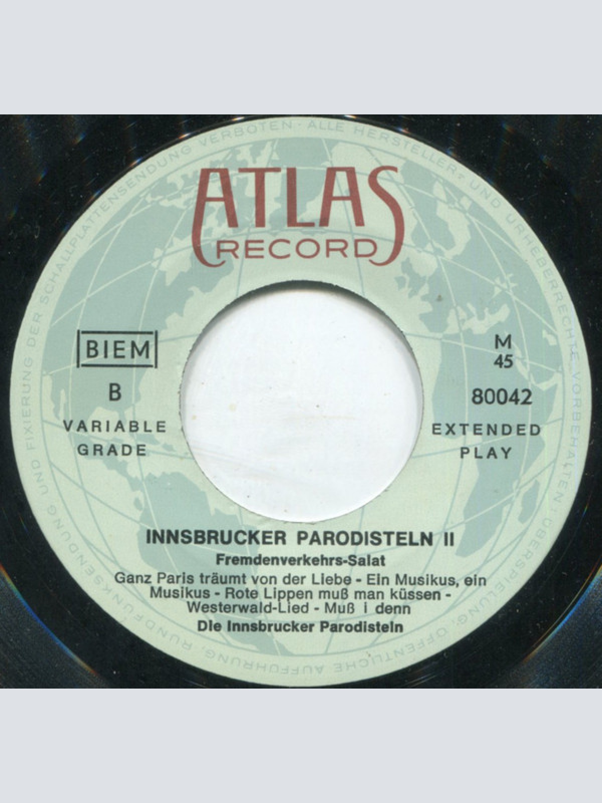 Vinyl / Die Innsbrucker Parodisteln* - Volksmusik Aus Österreich