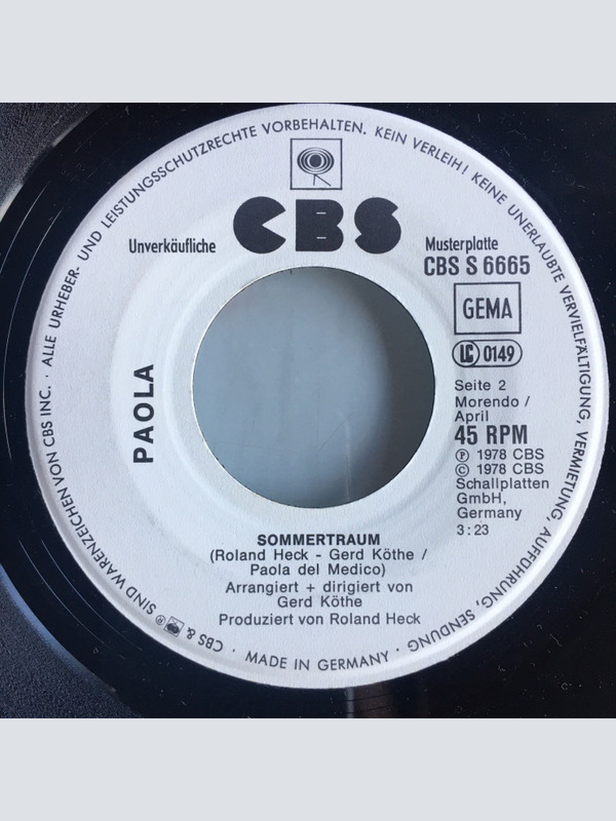 Vinyl / Paola (2) - Ich Bin Kein Hampelmann