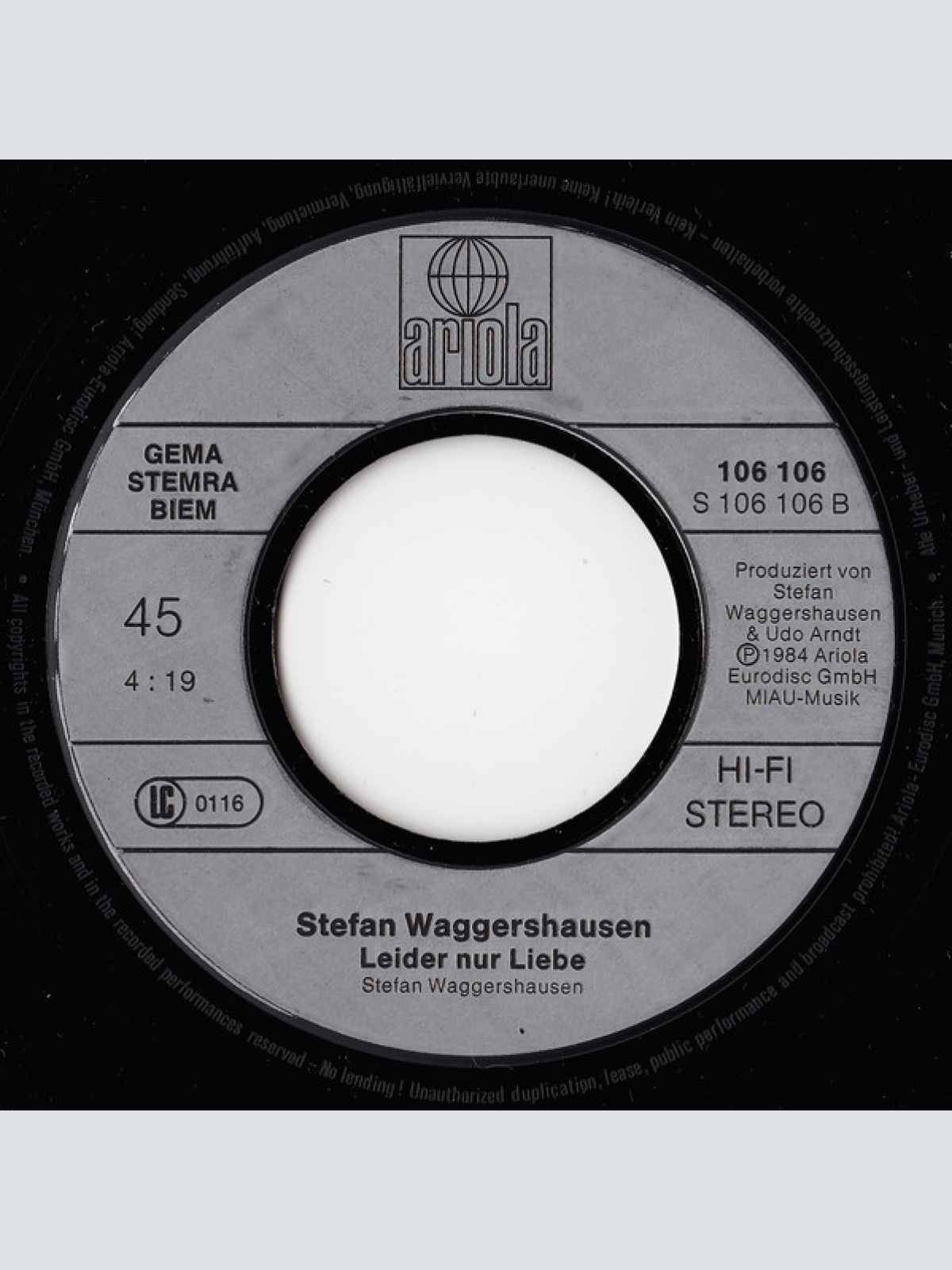 Vinyl / Stefan Waggershausen & Alice (4) - Zu Nah Am Feuer