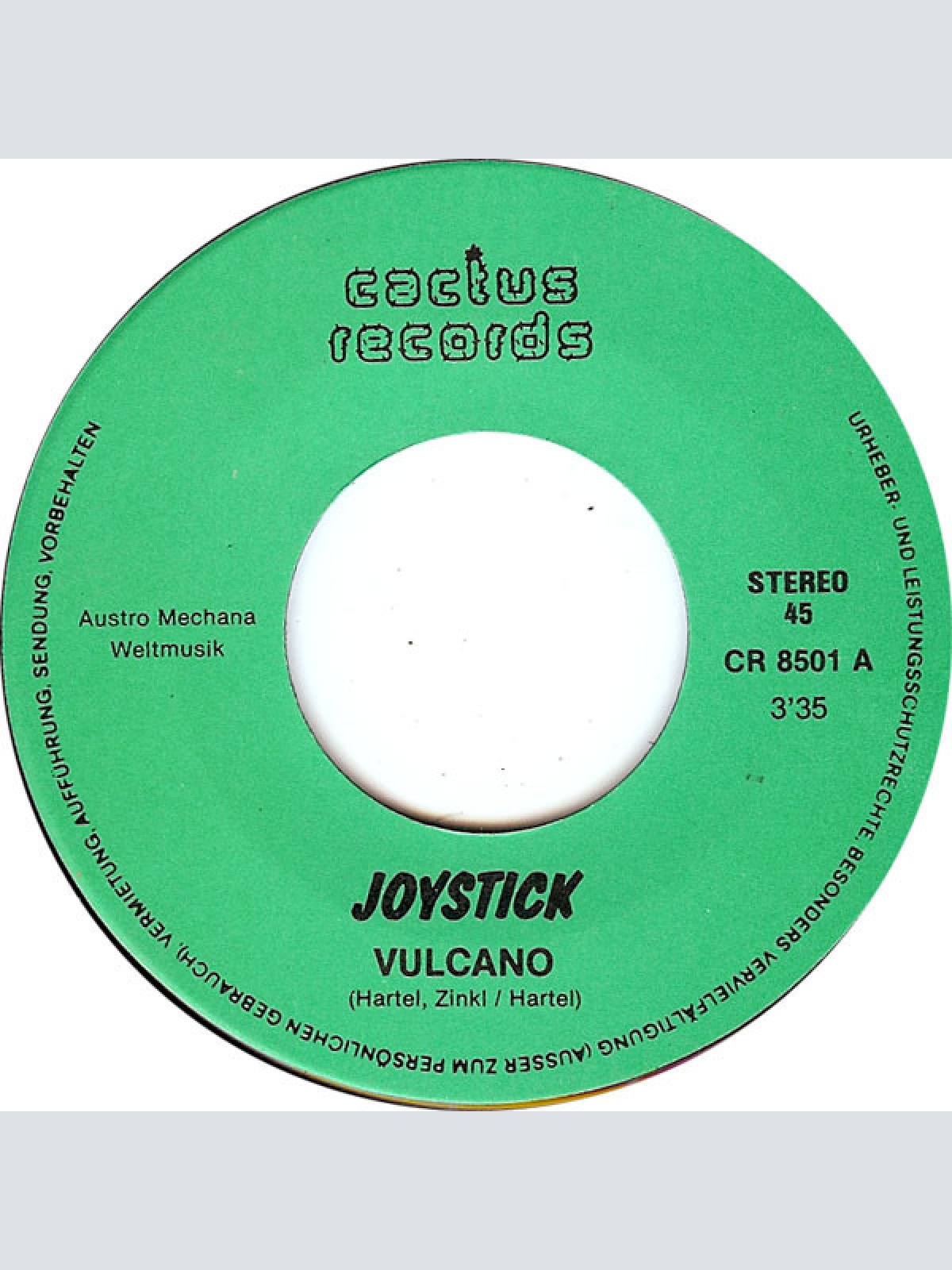 Vinyl / Joystick (7) - Vulcano / Born To Sleep In The Sun