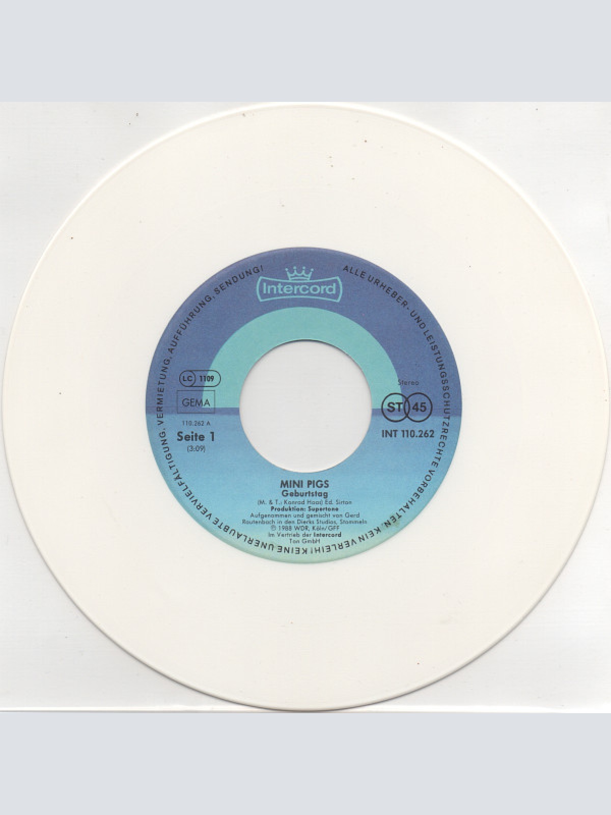 Vinyl / Mini Pigs - Geburtstag / Heute Gibt's Was Gutes