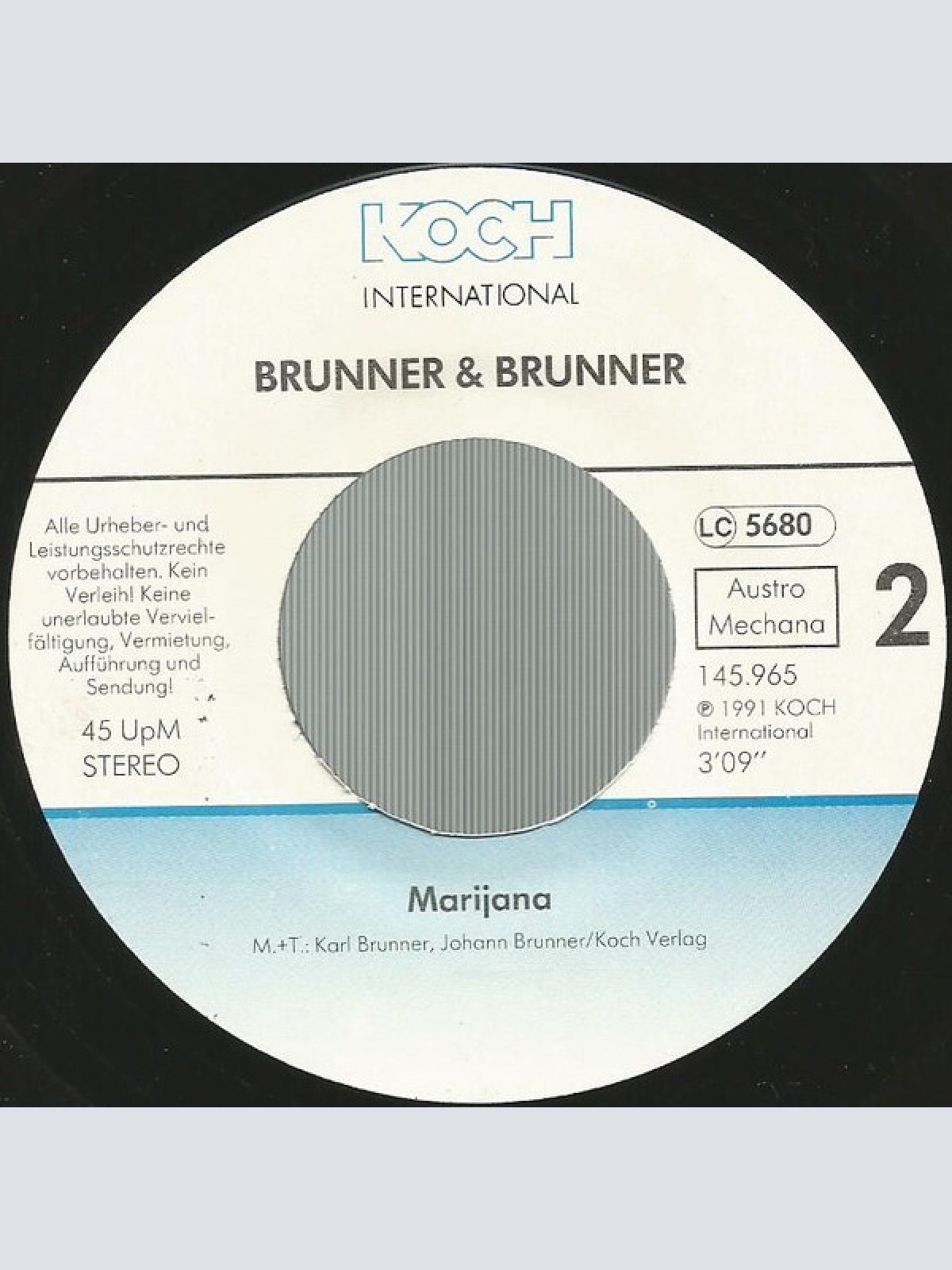 Vinyl / Brunner & Brunner - Sehnsucht In Mir