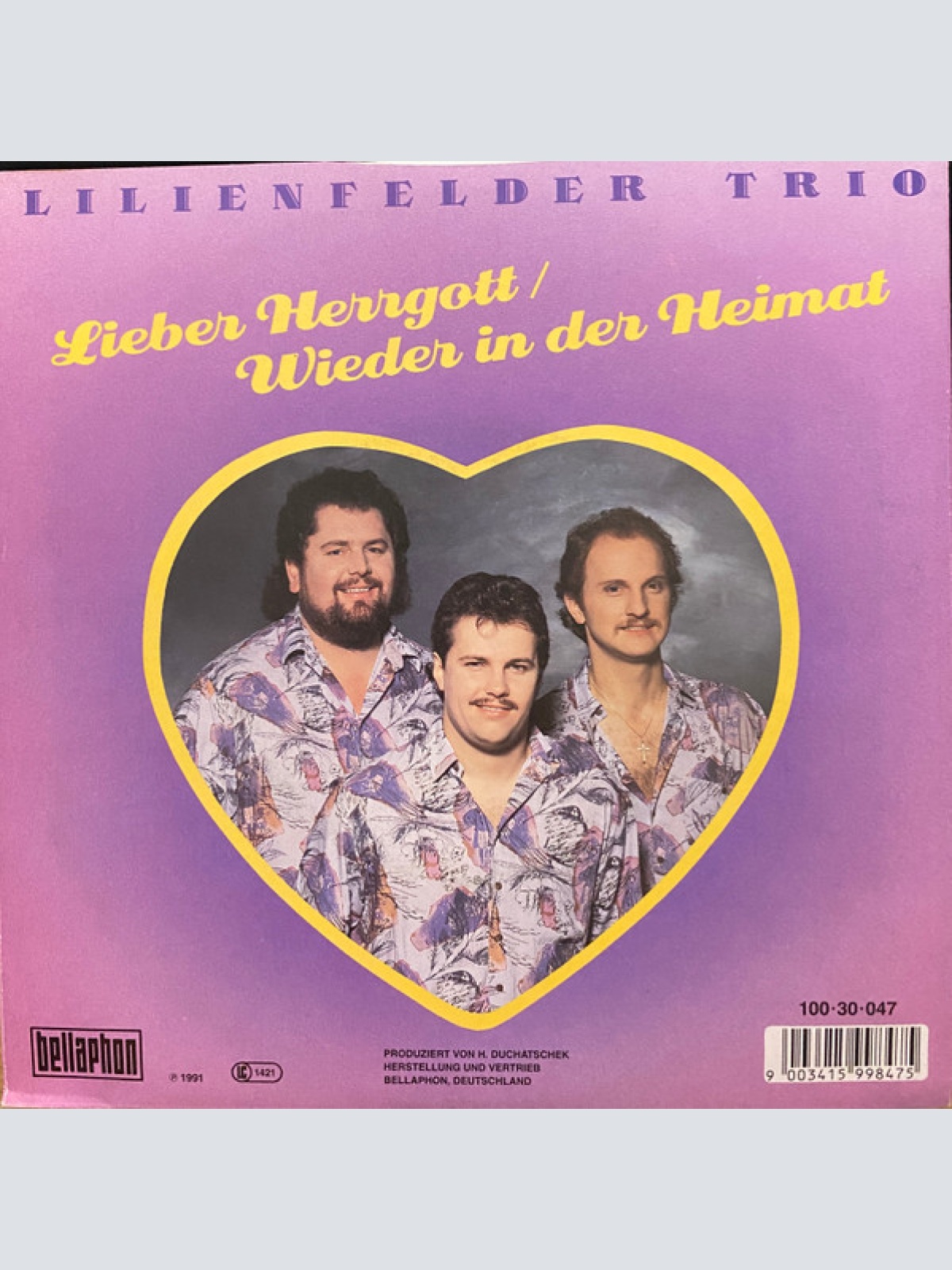 Vinyl / Lilienfelder Trio - Lieber Herrgott / Wieder In Der Heimat