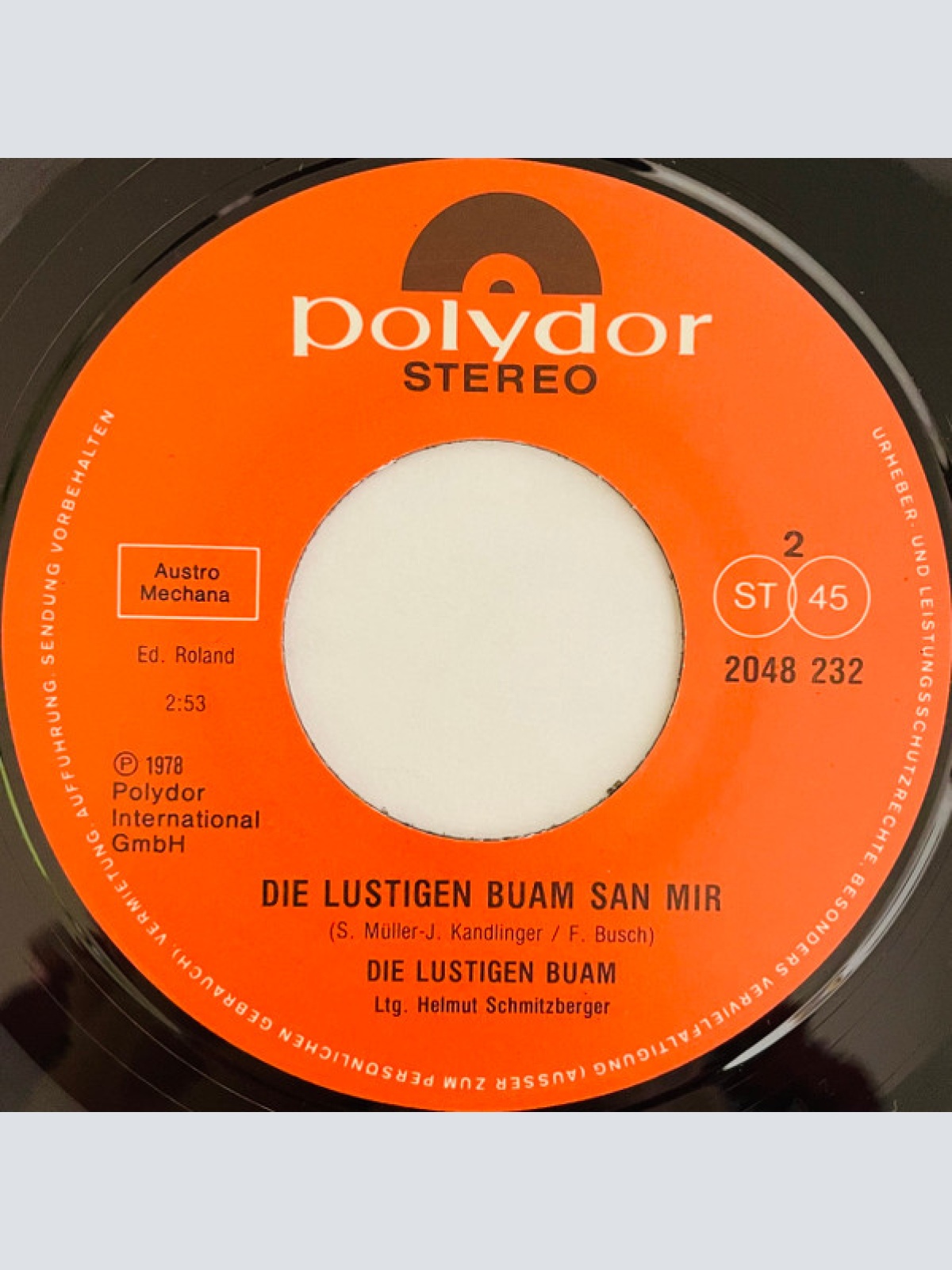 Vinyl / Ossy Kolmann und Die Lustigen Buam - Spitze! Spitze! Noch Einmal