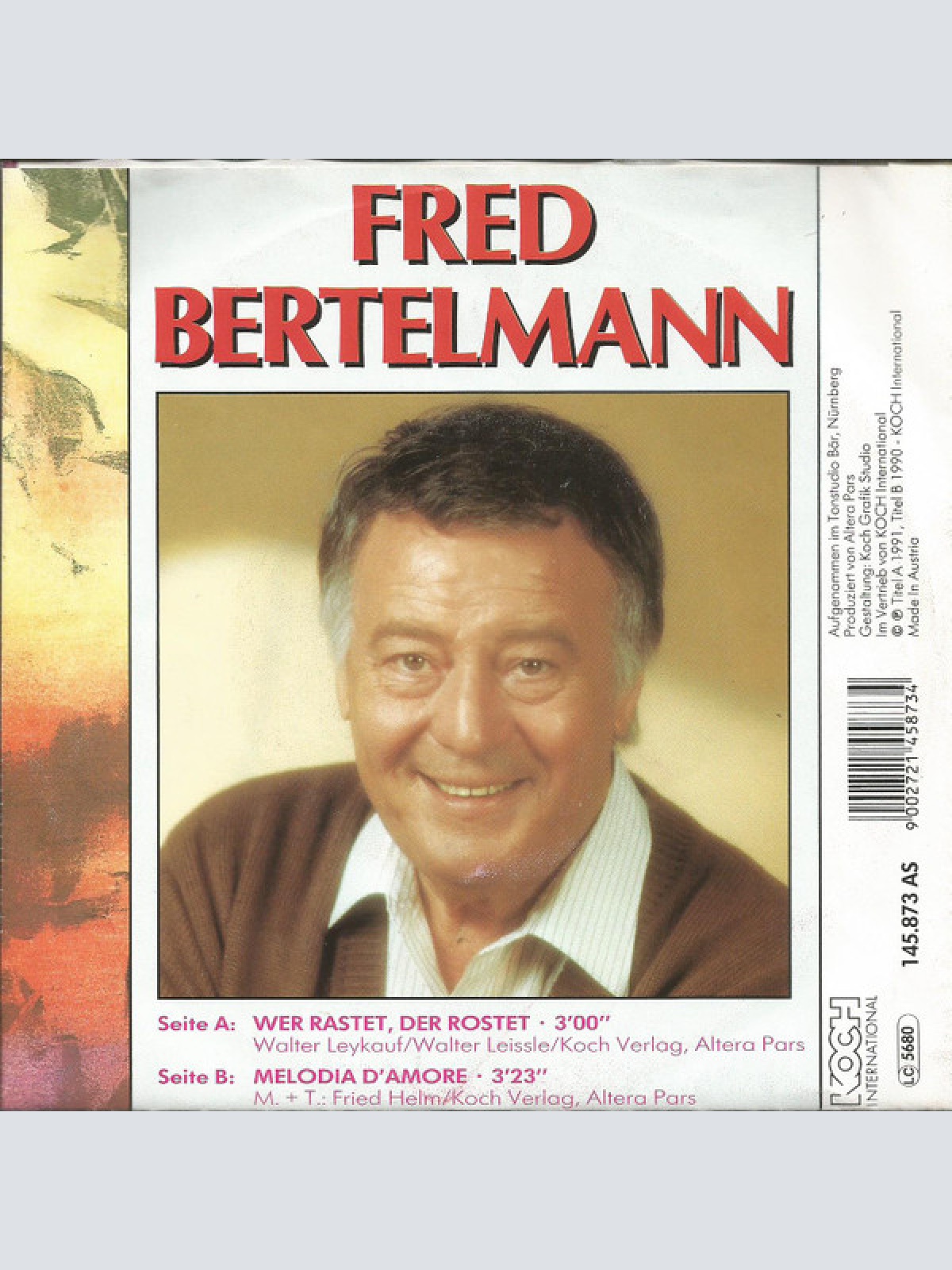 Vinyl / Fred Bertelmann - Wer Rastet, Der Rostet