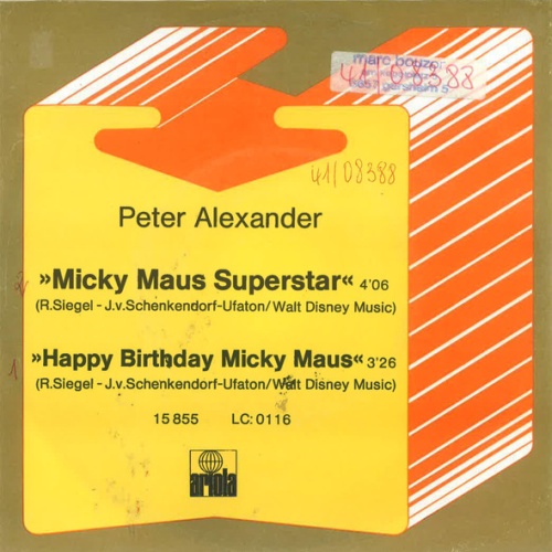 Vinyl / Peter Alexander - Happy Birthday Micky Maus