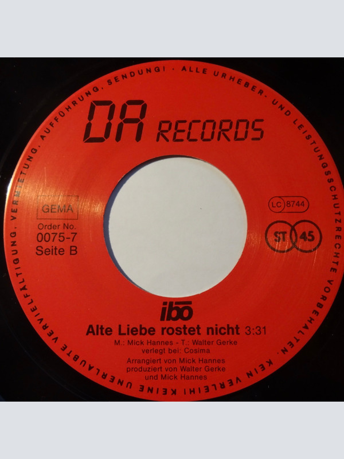 Vinyl / Ibo (2) - Alles Oder Nichts