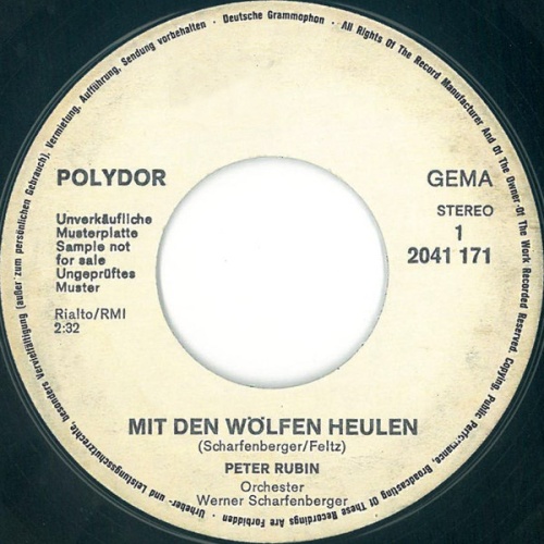 Vinyl / Peter Rubin - Mit Den Wölfen Heulen