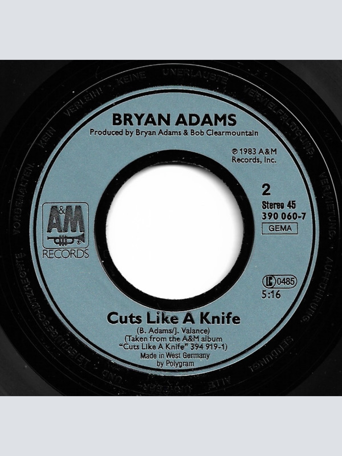 Vinyl / Bryan Adams With Tina Turner - It's Only Love