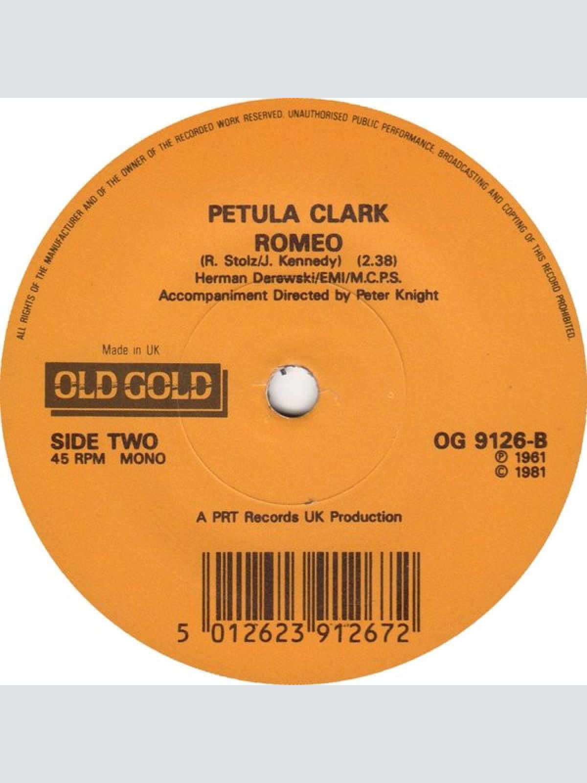 Vinyl / Petula Clark - Sailor