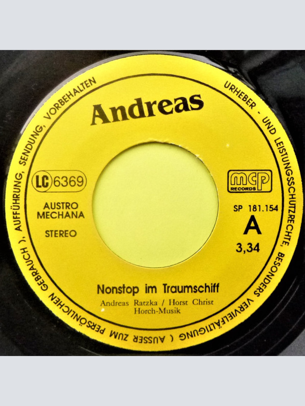 Vinyl / Andreas* - Non Stop Im Traumschiff