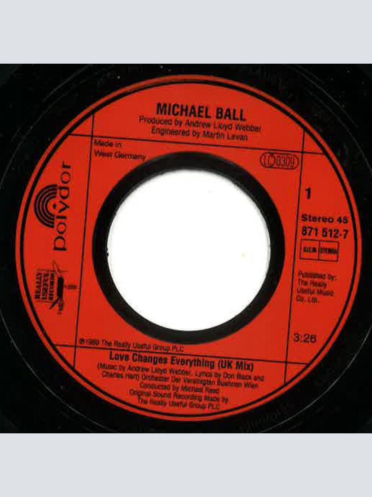 Vinyl / Michael Ball - Love Changes Everything