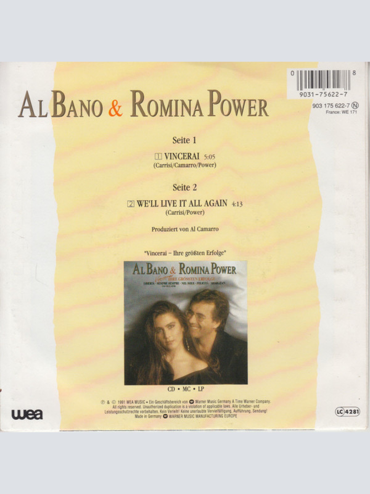 Vinyl / Al Bano & Romina Power - Vincerai