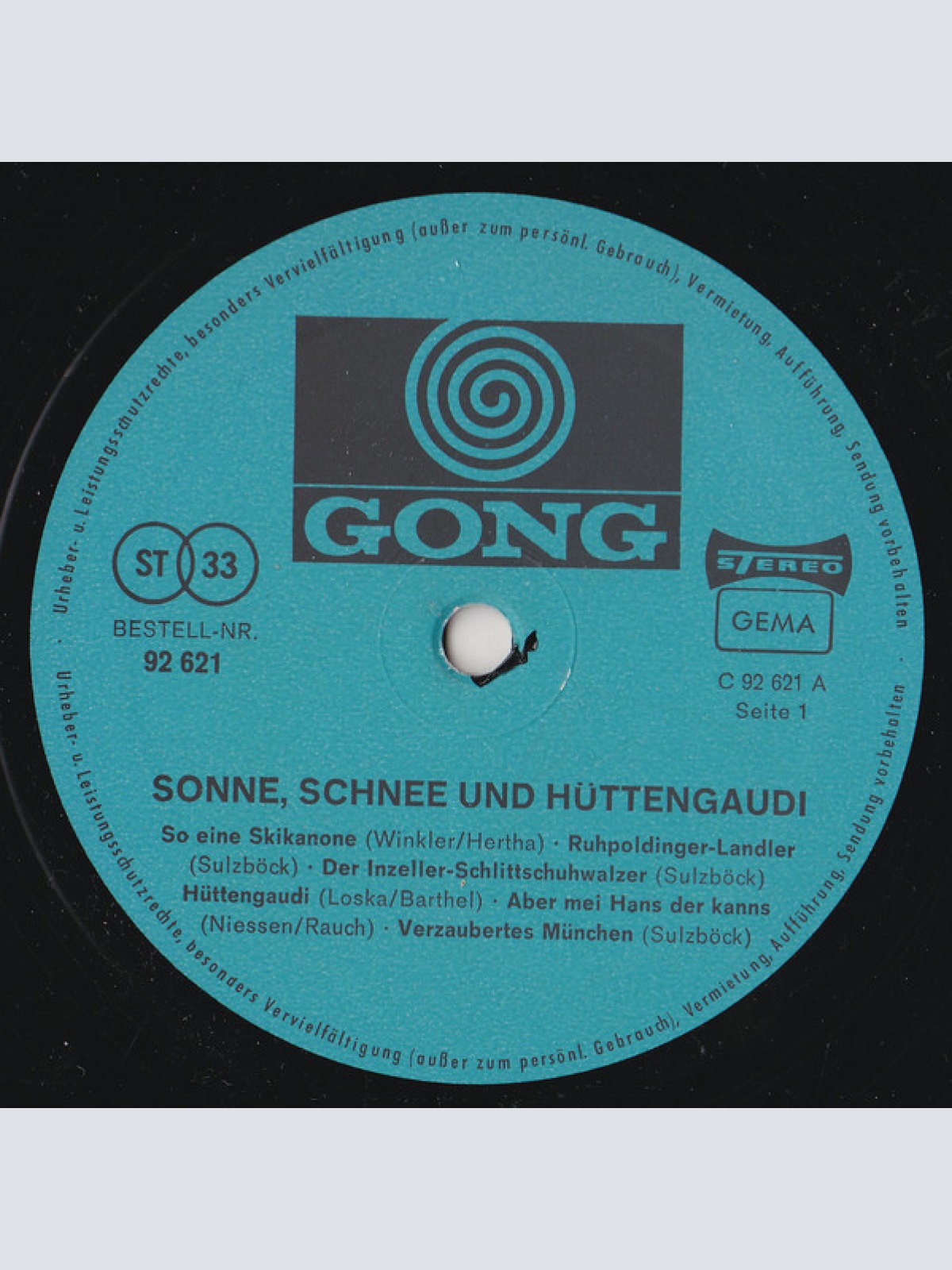 Vinyl / Various - Sonne, Schnee Und Hüttengaudi