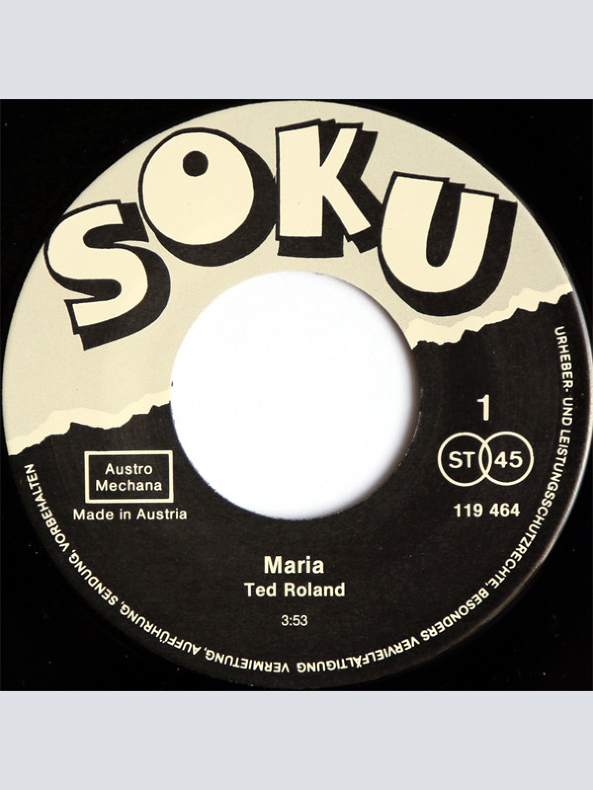 Vinyl / Ted Roland - Maria
