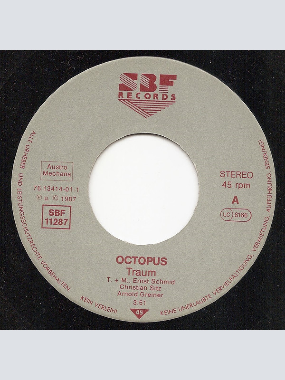 Vinyl / Octopus (32) - Traum / Allein