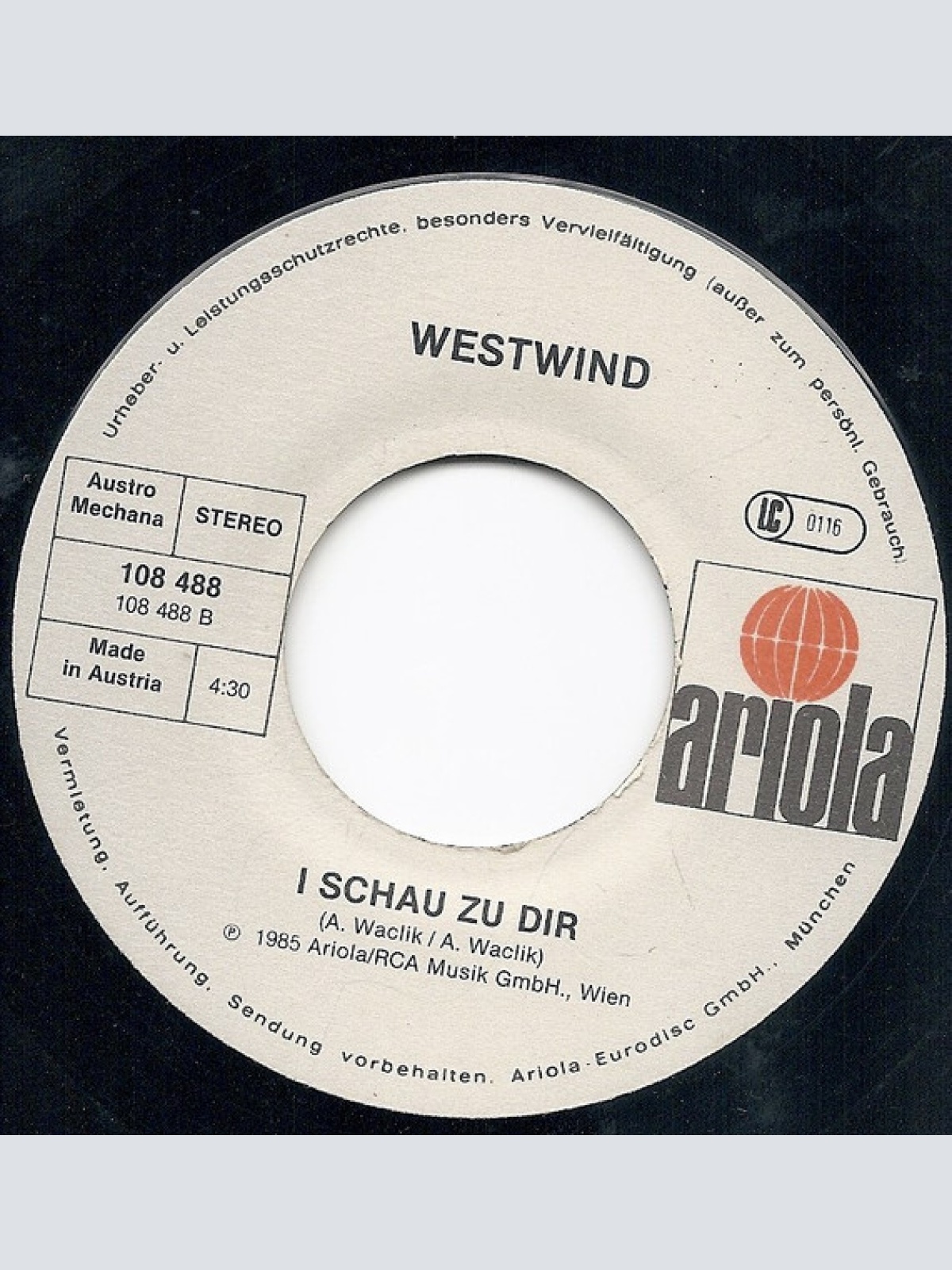 Vinyl / Westwind (7) - Bleib Do