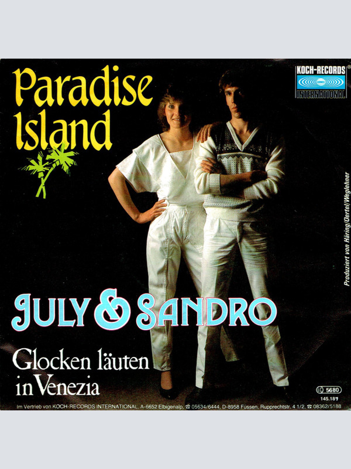 Vinyl / July & Sandro - Paradise Island