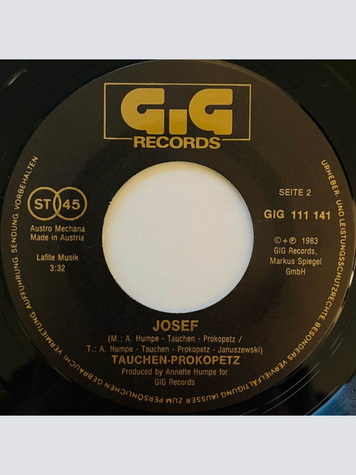 Vinyl / Tauchen-Prokopetz - Cojdoj - The Flying Schissel / Josef