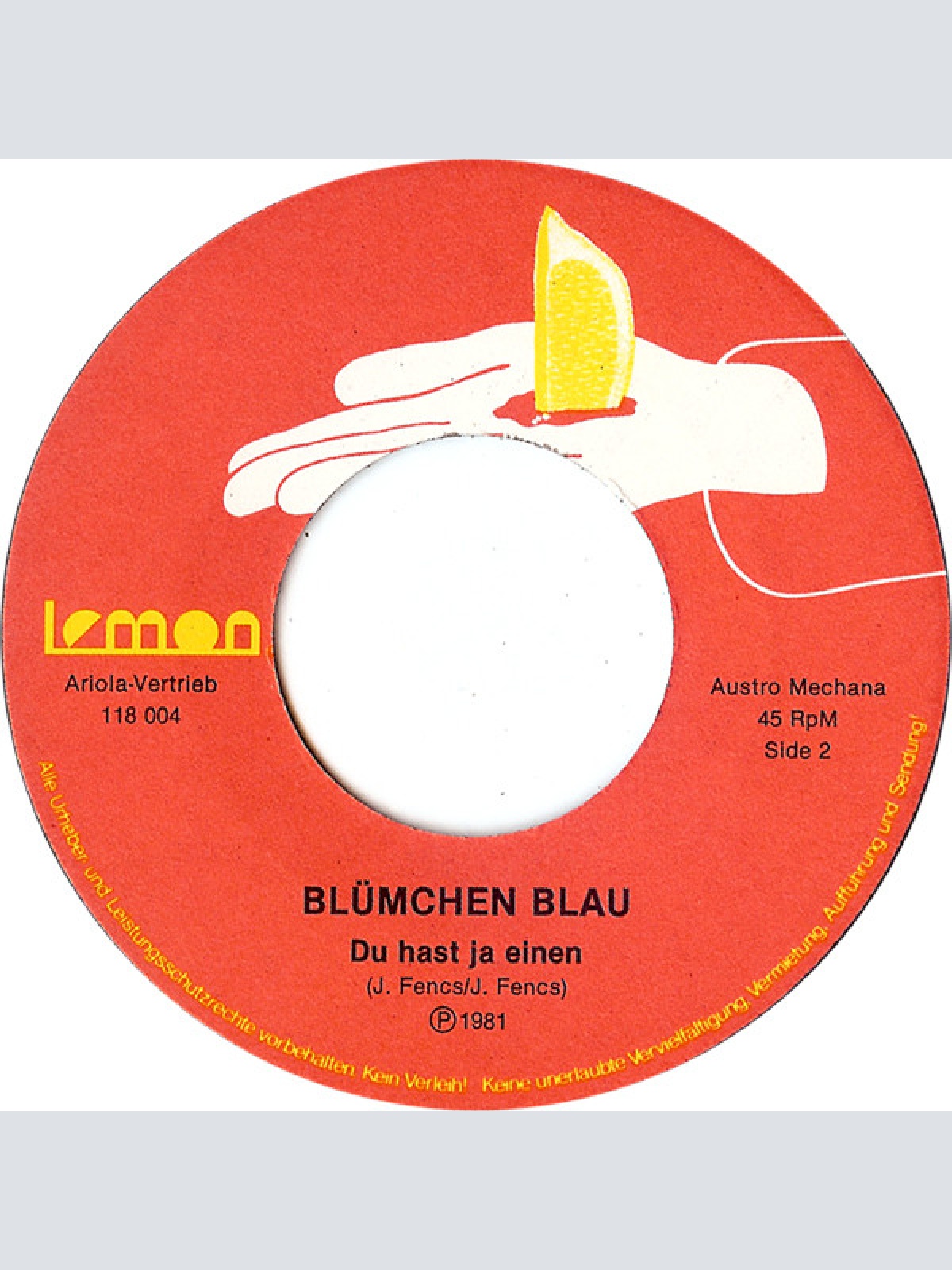 Vinyl / Blümchen Blau - Flieger