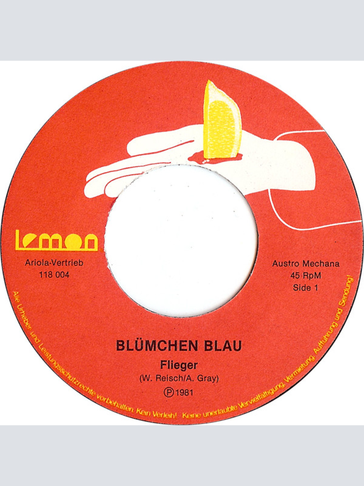 Vinyl / Blümchen Blau - Flieger