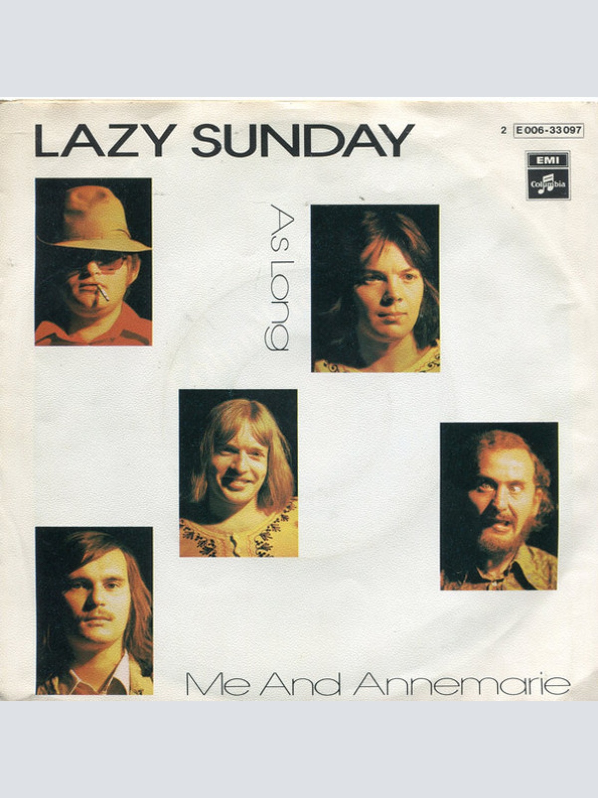 Vinyl / Lazy Sunday - As Long / Me And Annemarie