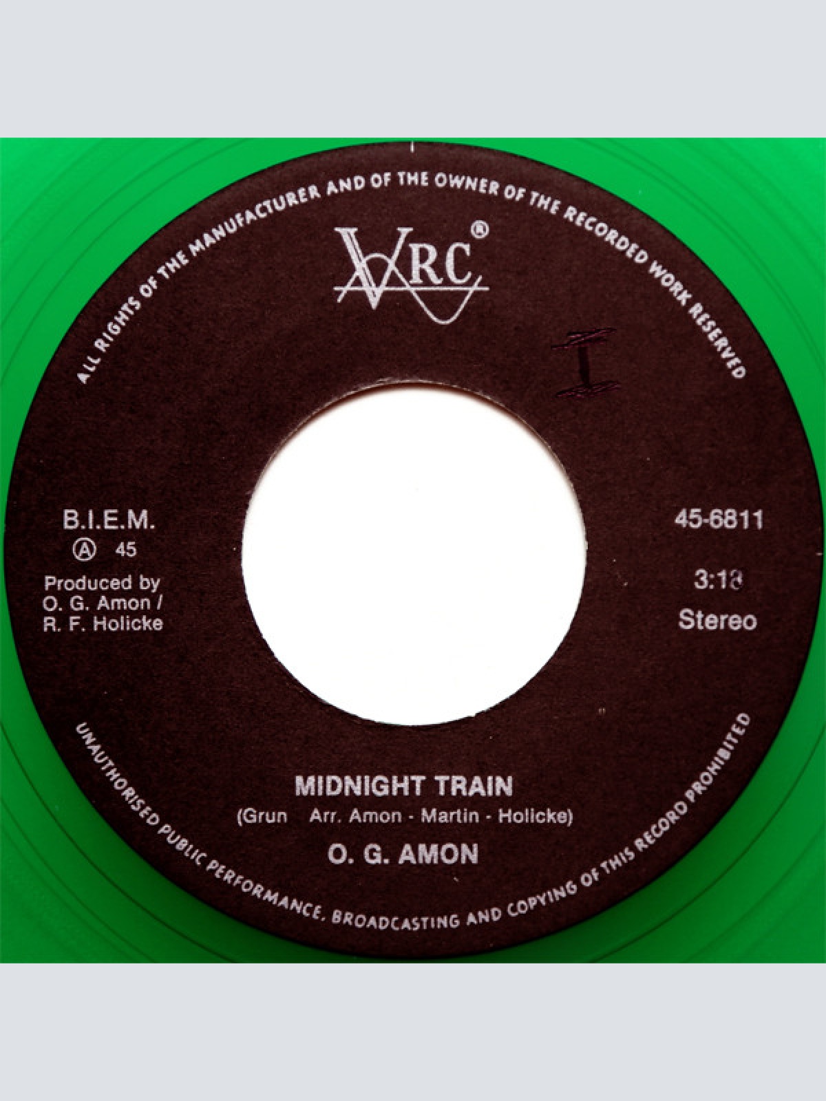 Vinyl / Otto Amon And His Guitar* - Midnight-Train