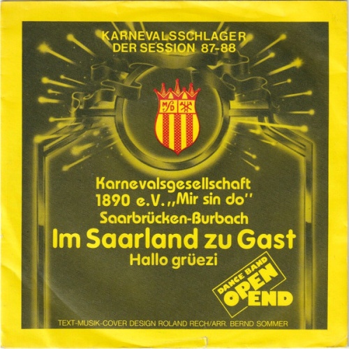 Vinyl / Danceband Open End - Im Saarland Zu Gast / Hallo Grüezi