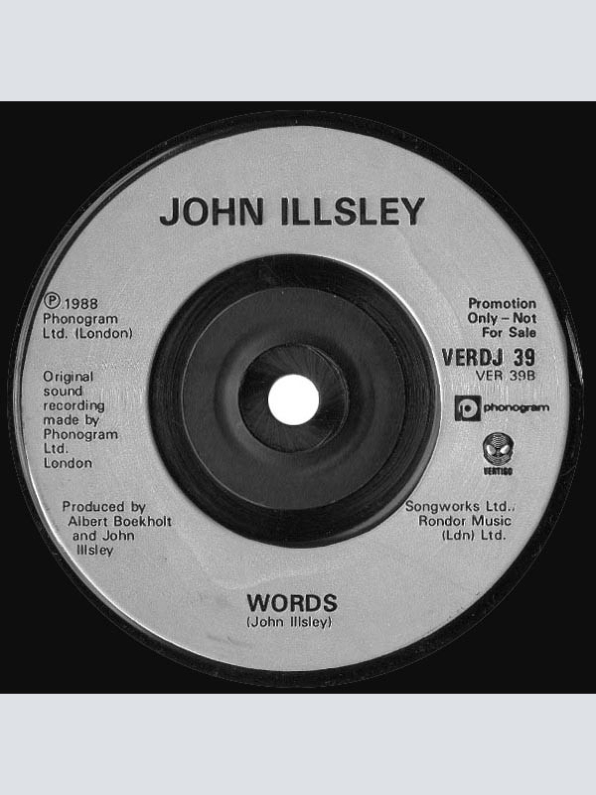 Vinyl / John Illsley - I Want To See The Moon (Radio Edit)