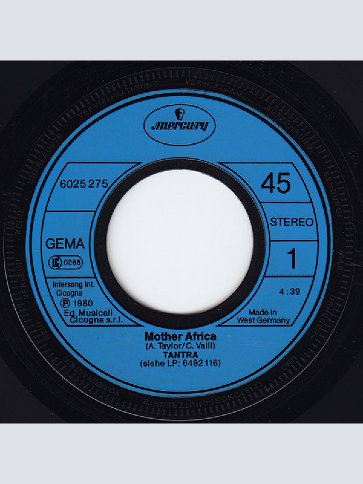 Vinyl / Tantra (2) - Mother Africa