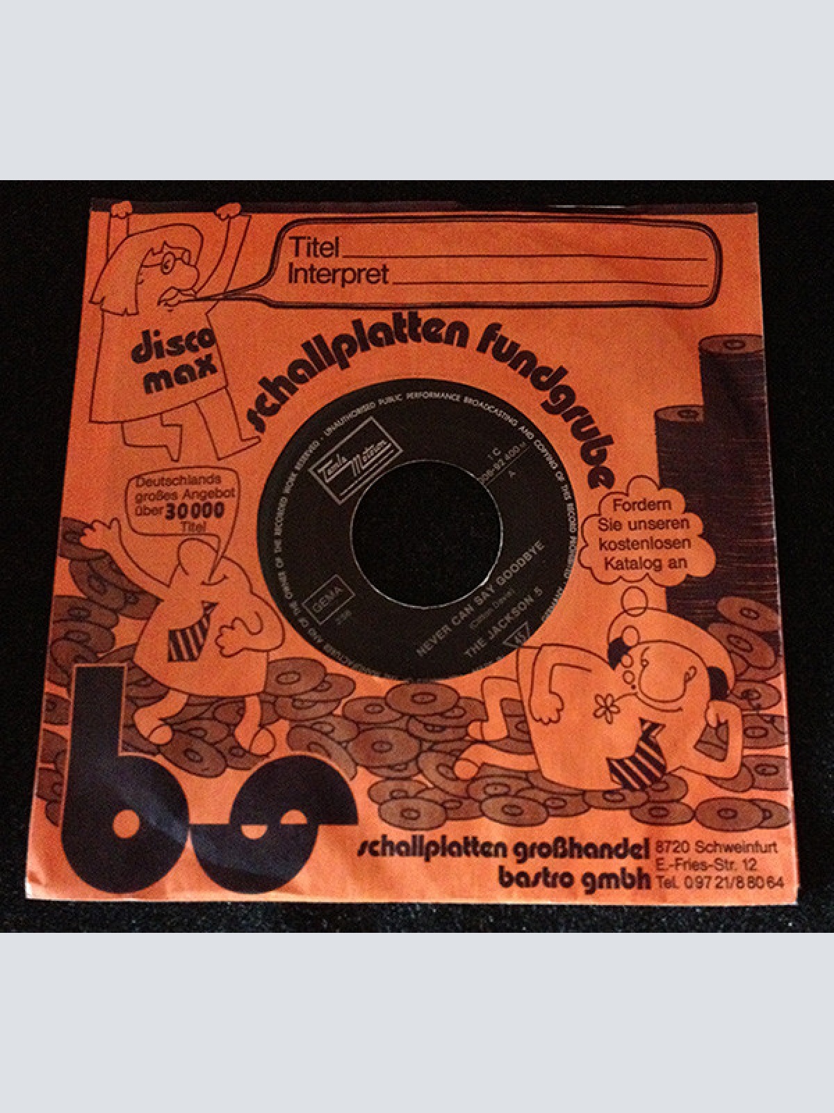 Vinyl / Jackson Five* - Never Can Say Goodbye