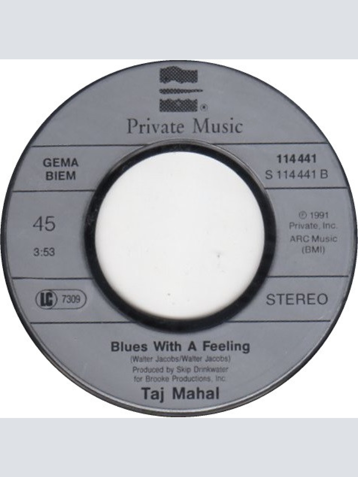Vinyl / Taj Mahal Featuring Hall & Oates* - Don't Call Us