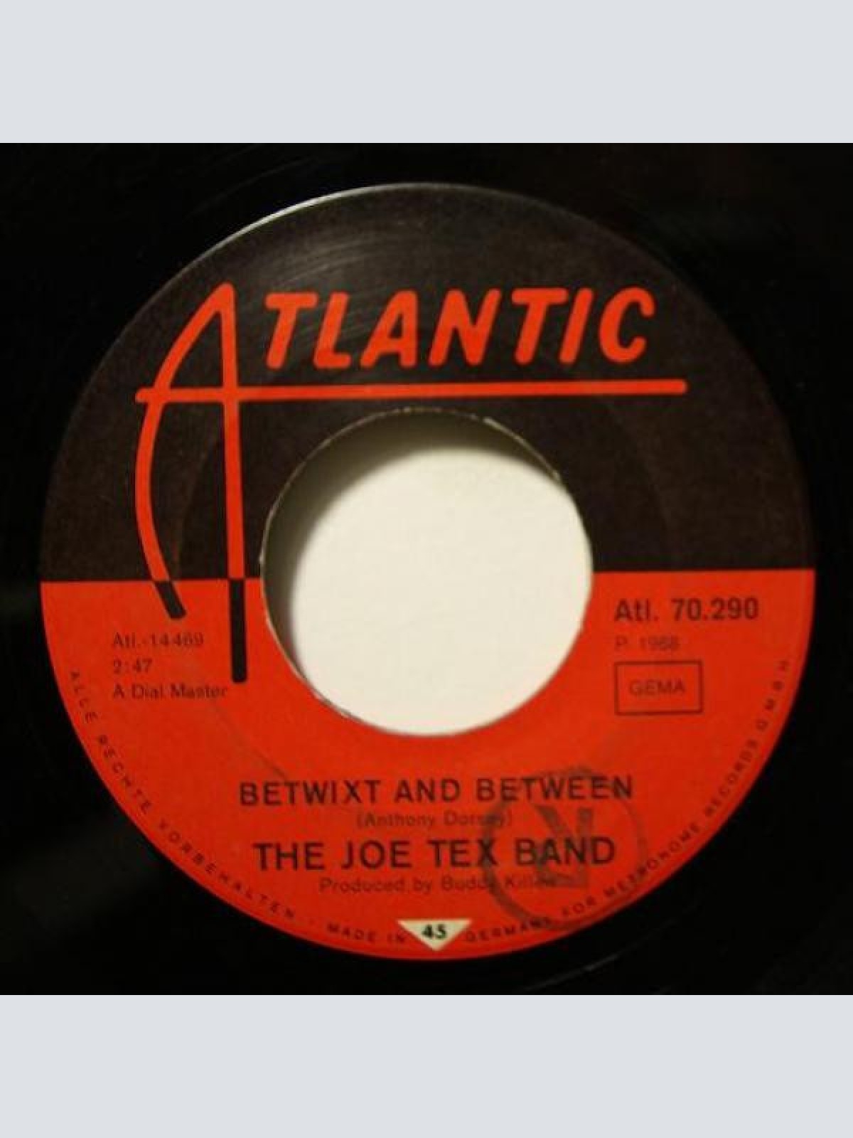 Vinyl / The Joe Tex Band - Betwixt And Between / Chocolate Cherry