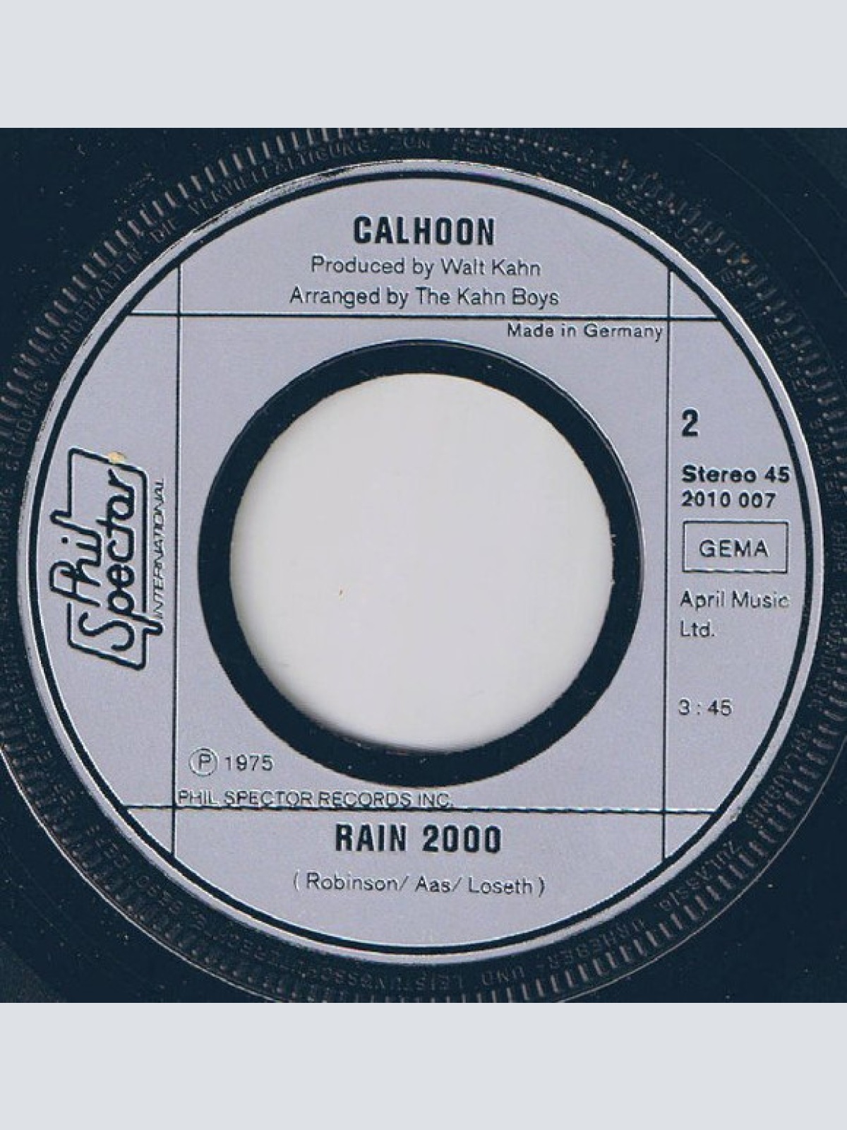 Vinyl / Calhoon - Dance, Dance, Dance