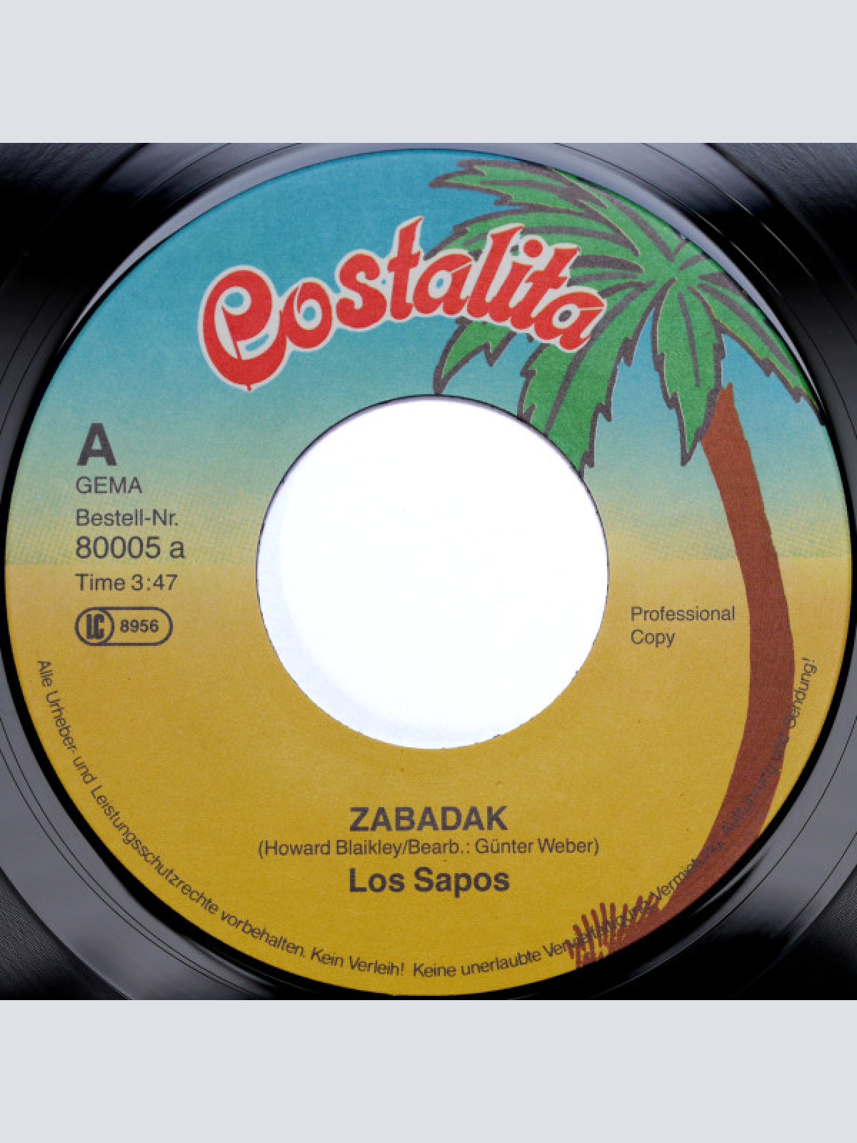 Vinyl / Los Sapos - Zabadak