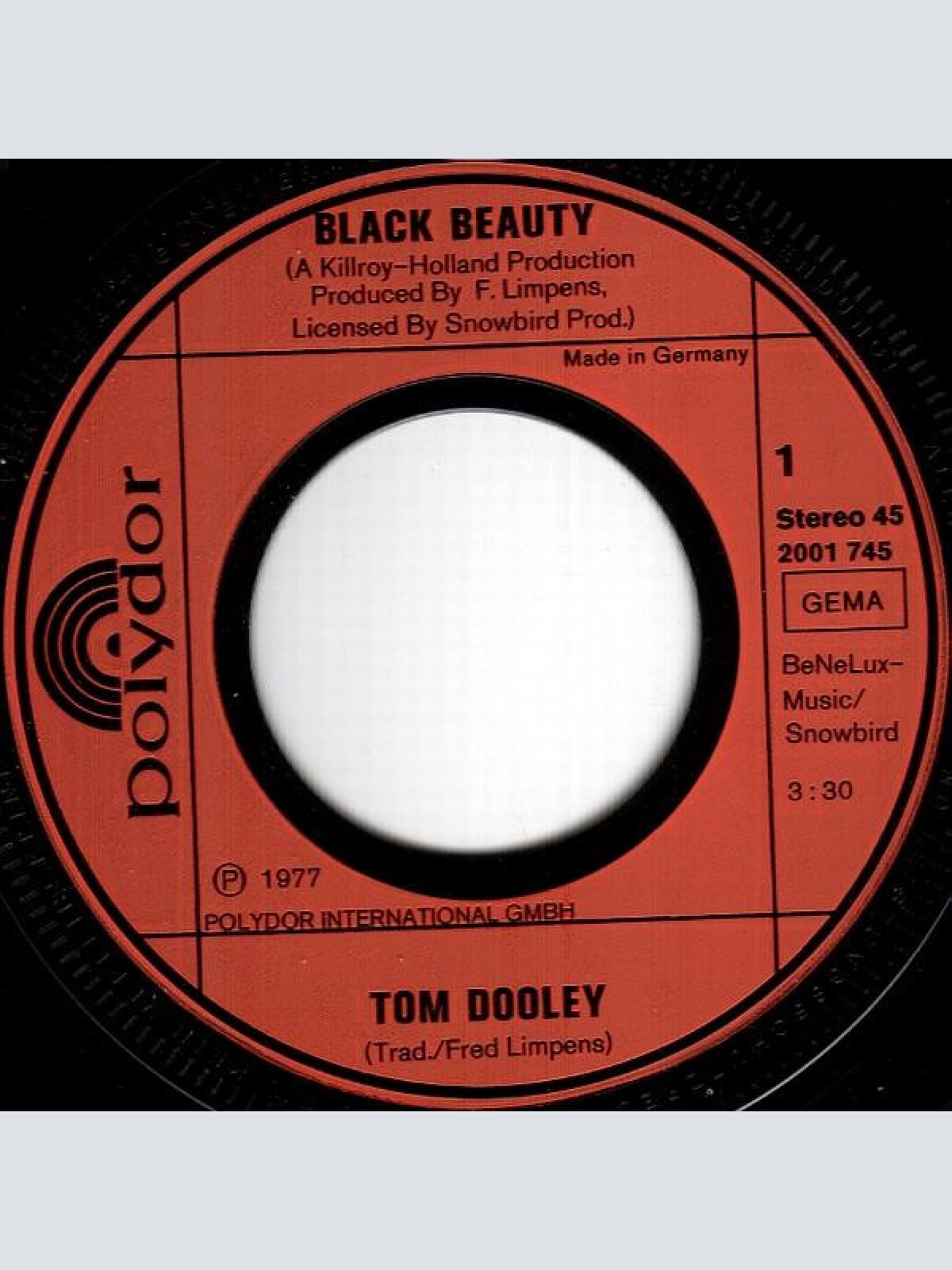 Vinyl / Black Beauty - Tom Dooley