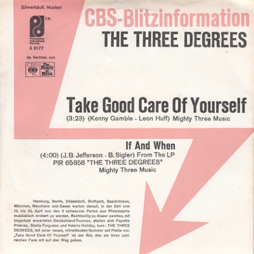 Vinyl / The Three Degrees - Take Good Care Of Yourself