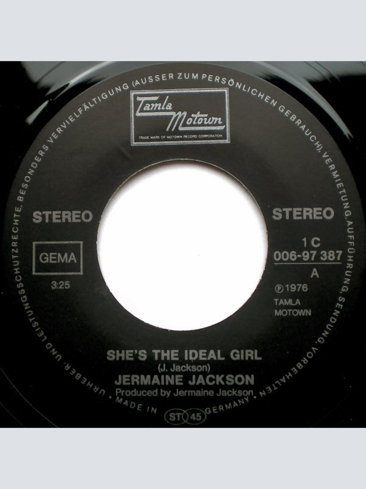 Vinyl / Jermaine Jackson - She's The Ideal Girl