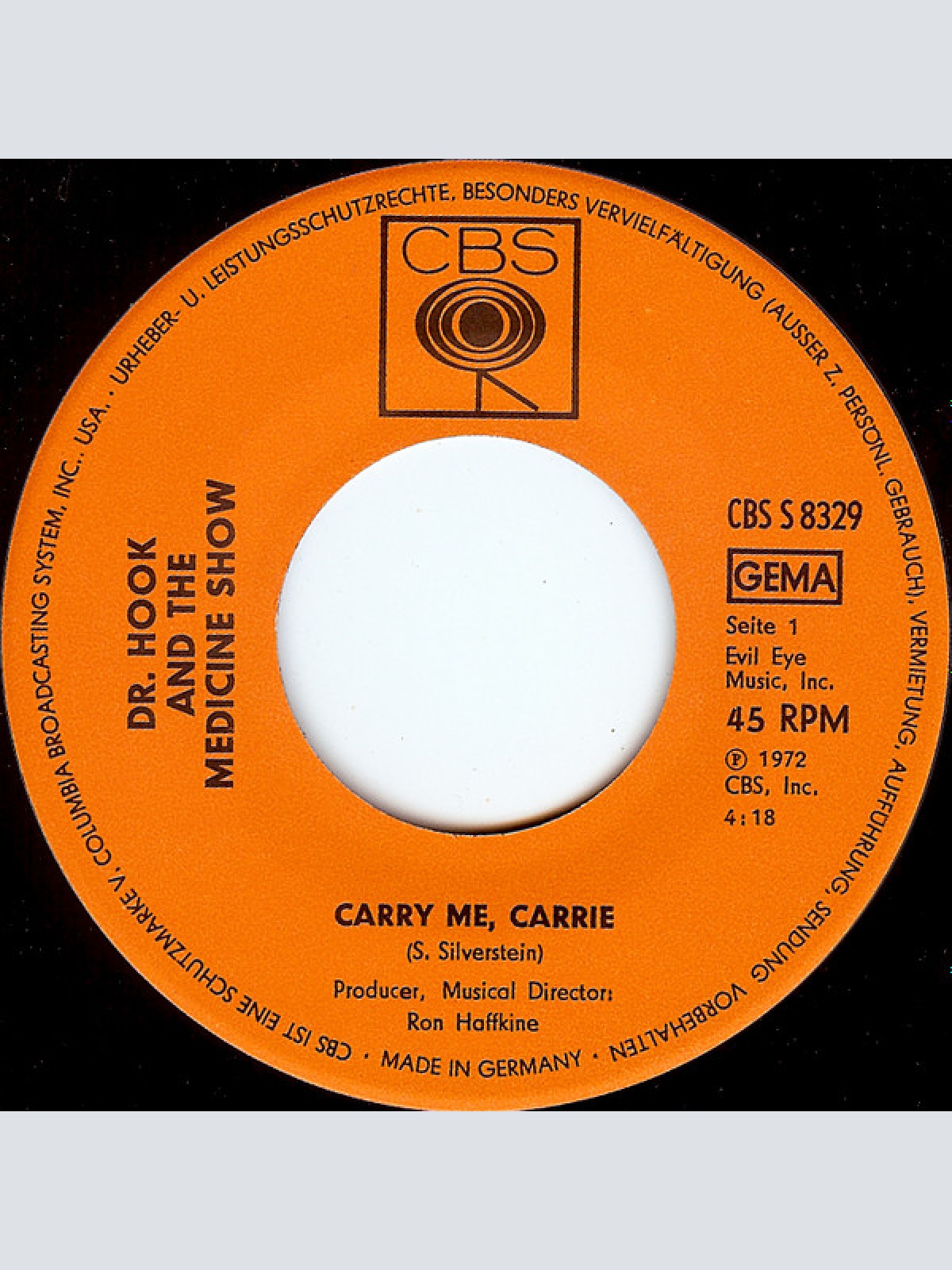 Vinyl / Dr. Hook And The Medicine Show* - Carry Me, Carrie