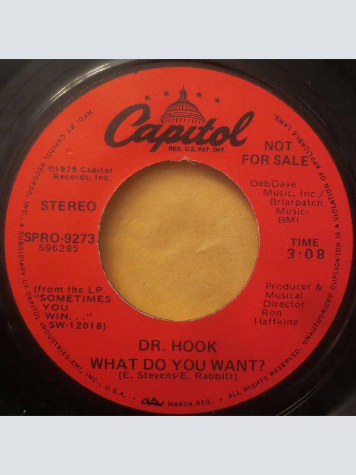 Vinyl / Dr. Hook - What Do You Want?