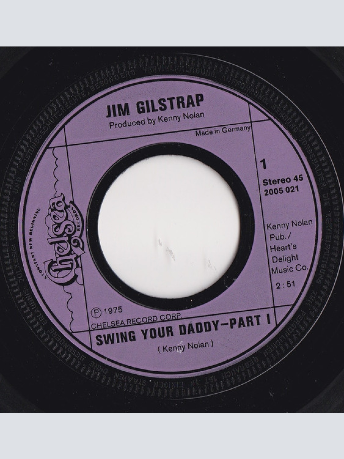 Vinyl / Jim Gilstrap - Swing Your Daddy