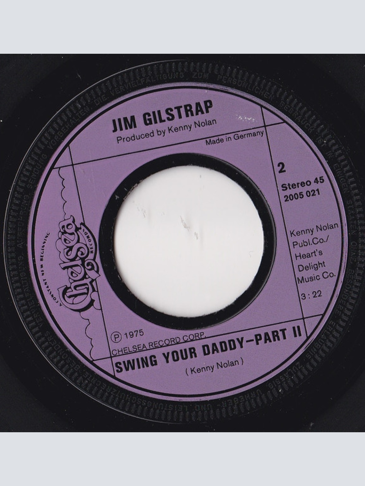 Vinyl / Jim Gilstrap - Swing Your Daddy