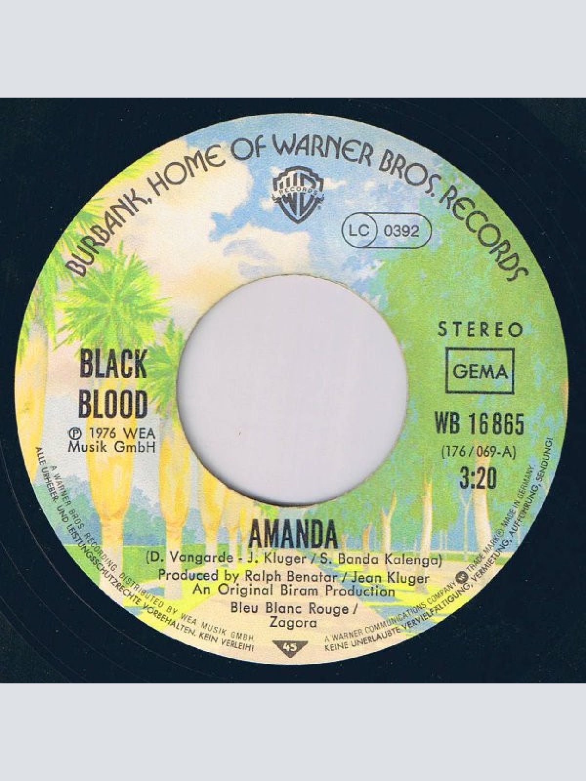 Vinyl / Black Blood (2) - Amanda
